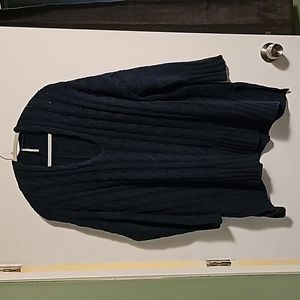 EUC Free People Sweater Oversized Blue Knit